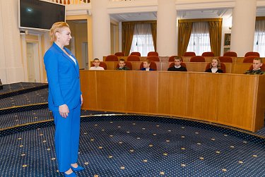 Школьные герои в Доме Советов